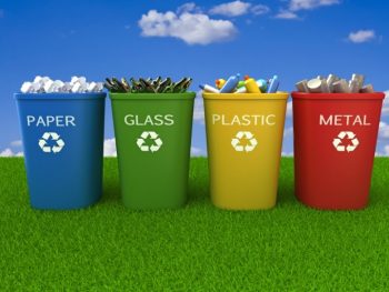 glass paper metal plastic