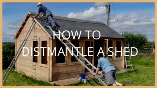 how to dismantle a garden shed
