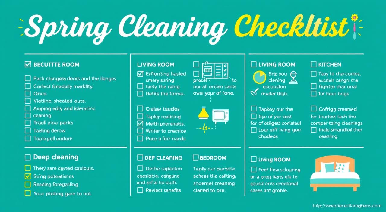 spring cleaning checklist