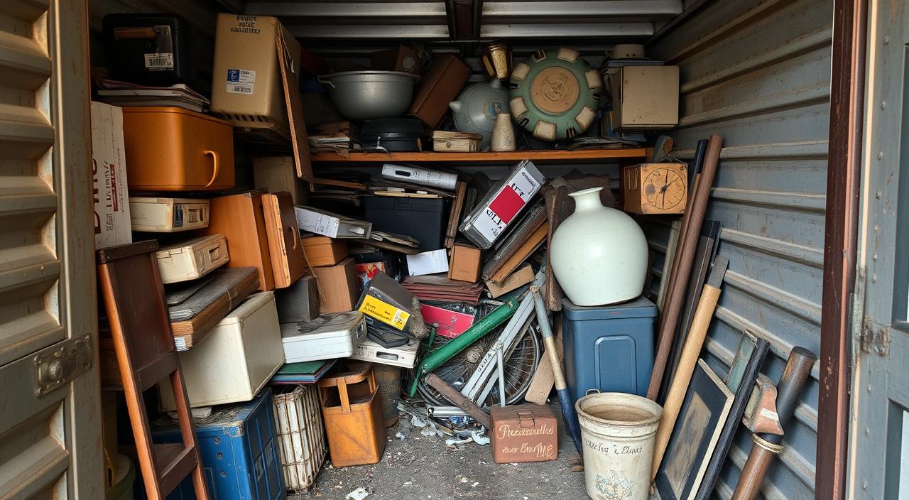 abandoned storage units in London