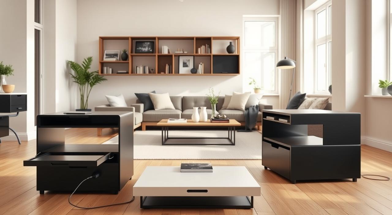 multipurpose side tables and clever furniture