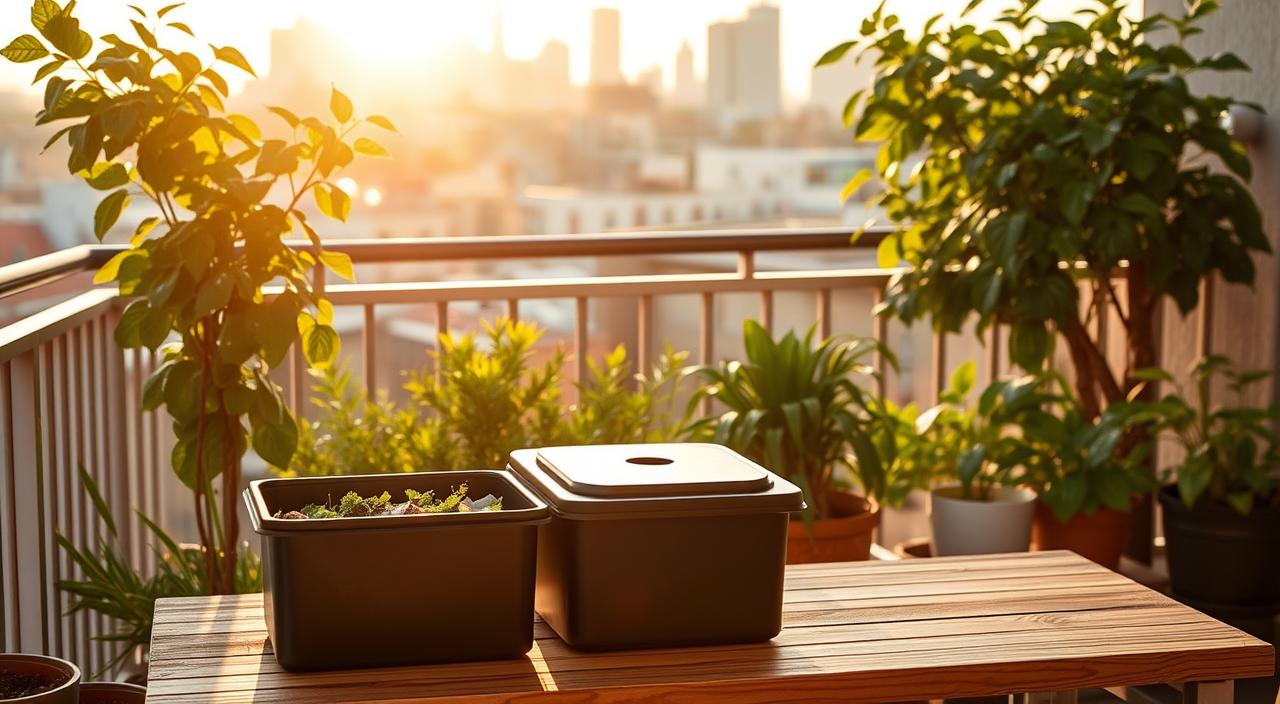 bokoshi bins balcony usage