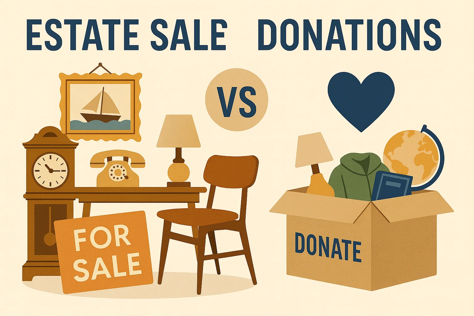 fi estate sales vs donations