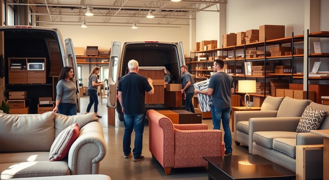 furniture collection process for charirties
