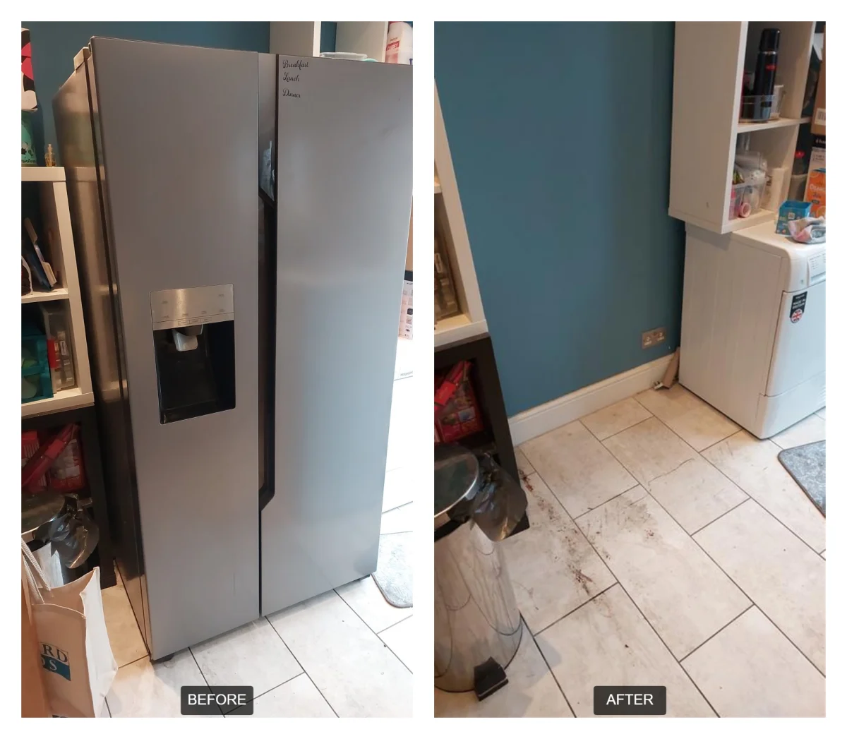 American style Fridge Removal