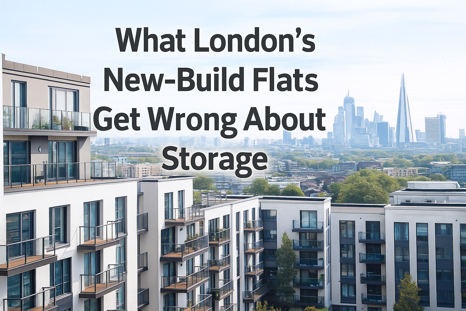 Blog Home – Blog What London’s New-Build Flats Get Wrong About Storage