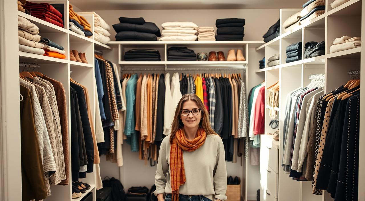 successful wardrobe decluttering