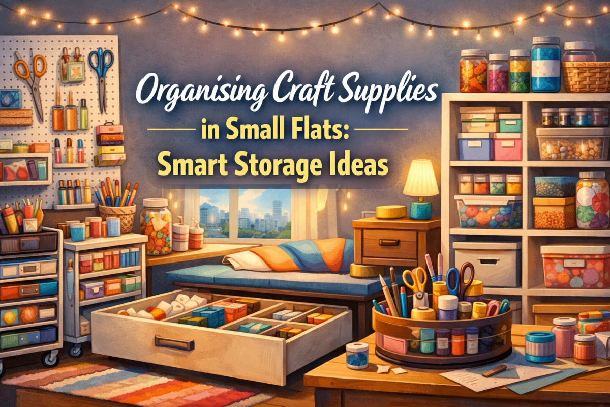 Organising Craft Supplies in Small Flats: Smart Storage Ideas