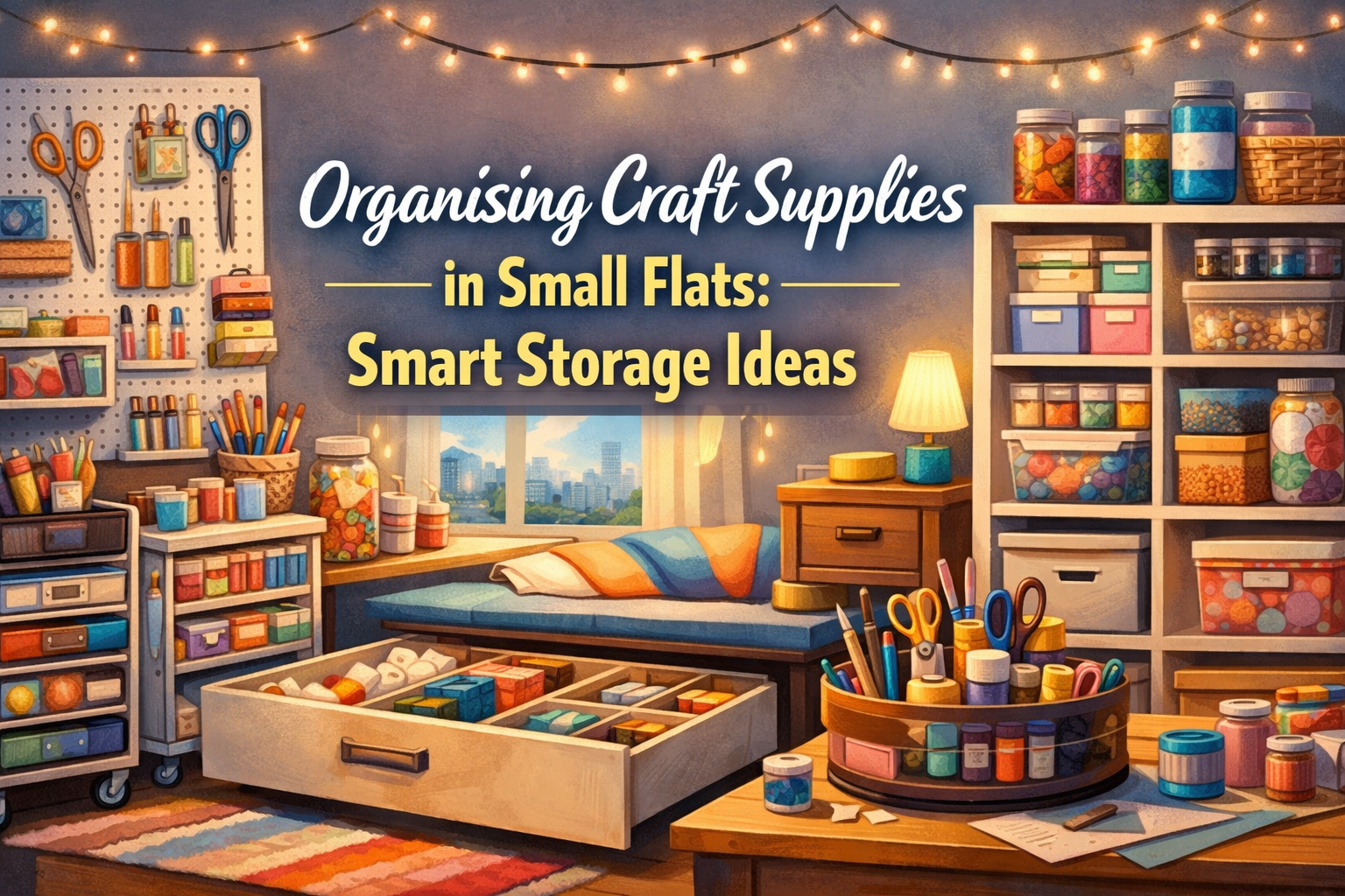 fi ogranising craft supplies
