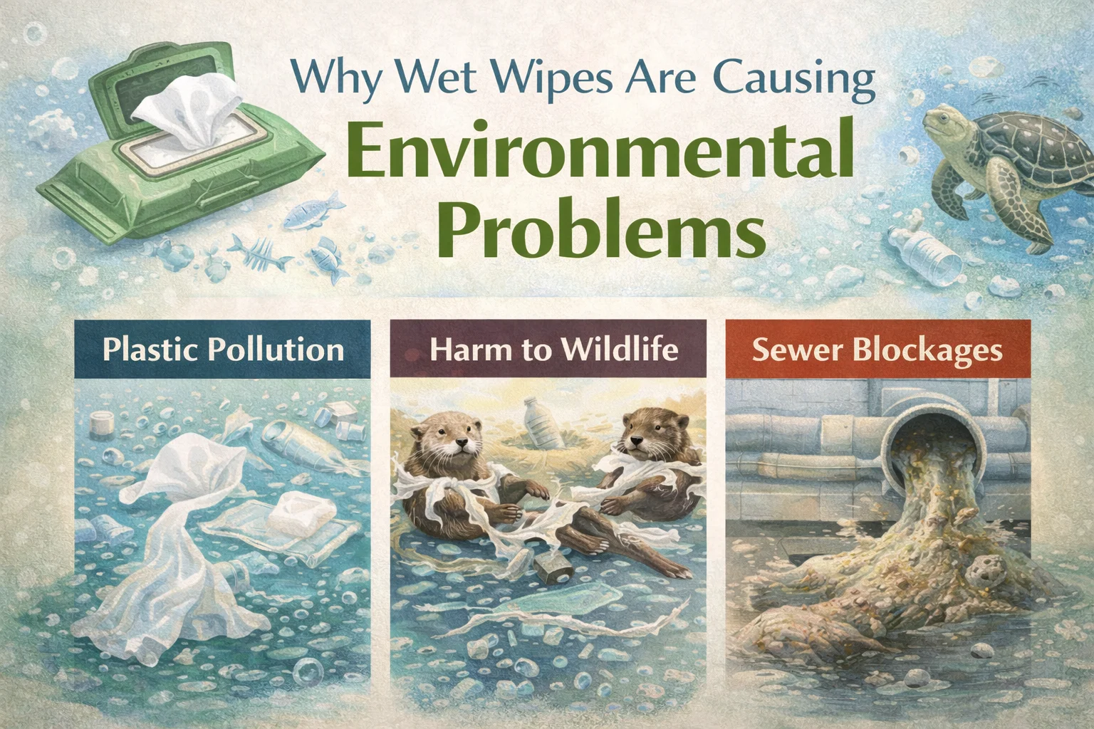 fi why wet wipes are causing environmental problems