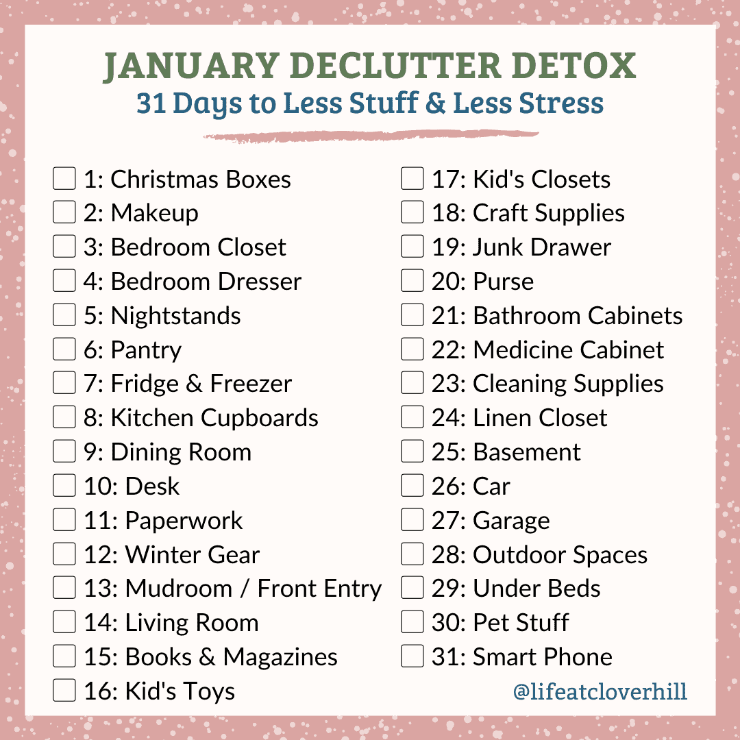 january declutter detox