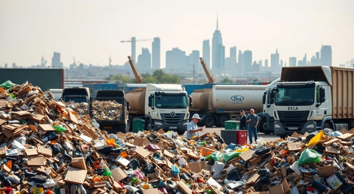 where does london rubbish go