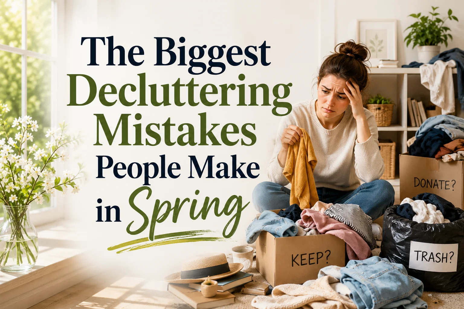 the biggest decluttering mistakes